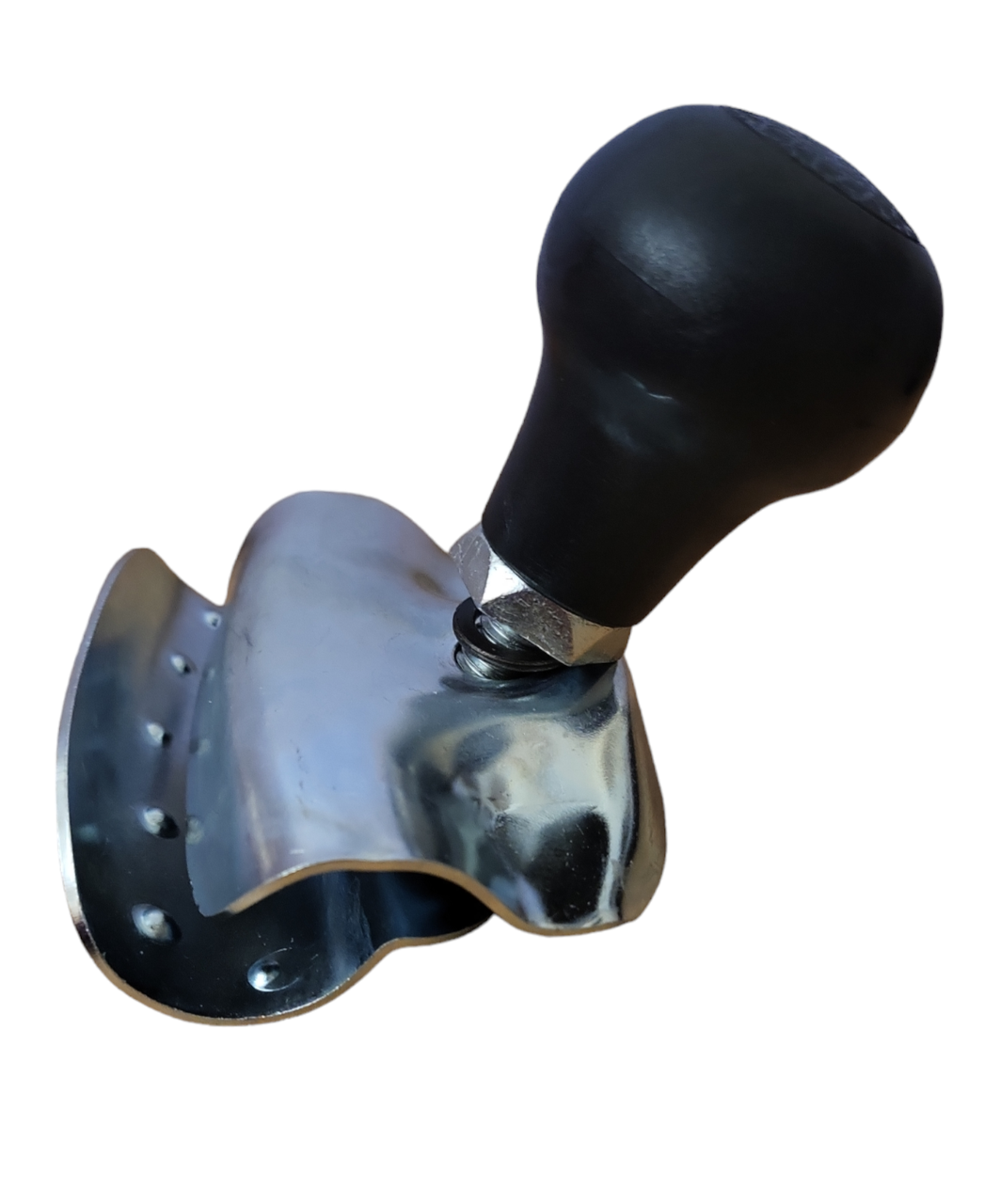 Ледарка на РУЛЬ, ручка на кермо, автомобільна ручка на рульове колесо Чорна, фото 1