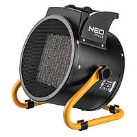 Neo Tools Тепловая пушка электрическая, 3кВт, 60м кв, 280м куб/ч, керамический нагревательный элемент (PTC),