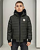 Демісезонна куртка для хлопчиків від виробника 122-158 оливковий, фото 6