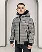 Демісезонна куртка для хлопчиків від виробника 122-158 оливковий, фото 8