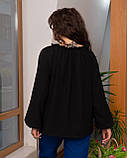 Блуза жіноча вишиванка великі розміри, фото 6