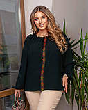 Блуза жіноча вишиванка великі розміри, фото 4
