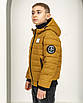 Демісезонна куртка для хлопчиків від виробника 122-158 гірчиця, фото 3