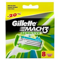Сменные кассеты Gillette Mach3 Sensitive 8шт