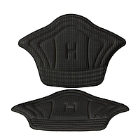 Вставка на п'яту для реставрації задника накладки вкладиші Чорні устілка від натирання на клейовій основі 2шт