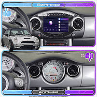 Штатна магнітола Lesko для MINI Hatch I (R50) 2000-2006 екран 9" 2/32 Gb CarPlay 4G Wi-Fi GPS Prime 2 шт., фото 3