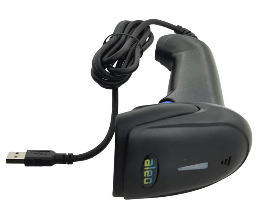 Сканер дротовий ALEO AL-1035IIL USB image CCD 1D, чорний