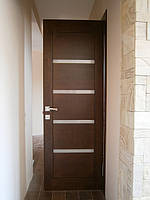 Двері міжкімнатні дерев'яні масив ясеня М2/К
