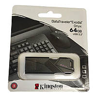USB Флешнакопичувач 64гб. USB 3.2 чорна Exodia Onyx DTXON/64GB 12461 Kingston