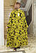 Турецька довга жіноча сукня великих розмірів 56-64, фото 2