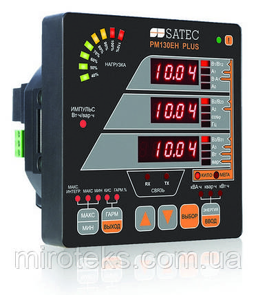 Satec PM130P PLUS Універсальний прилад електровимірювальний ☎044-33-44-274 📧miroteks.info@gmail.com, фото 1