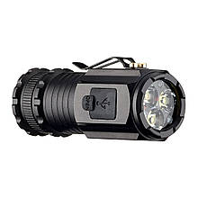 Ліхтарик Flashlight 908-3XPG Type-C 1500 mAh Black