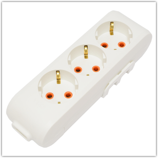 Колодка 3гн.,з/з, Multi-Let, VIKO, Арт.49190