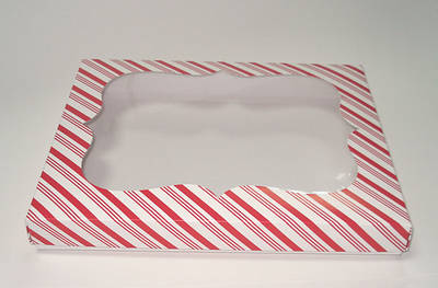 Коробка з віконцем для пряників 250х200х30 мм.