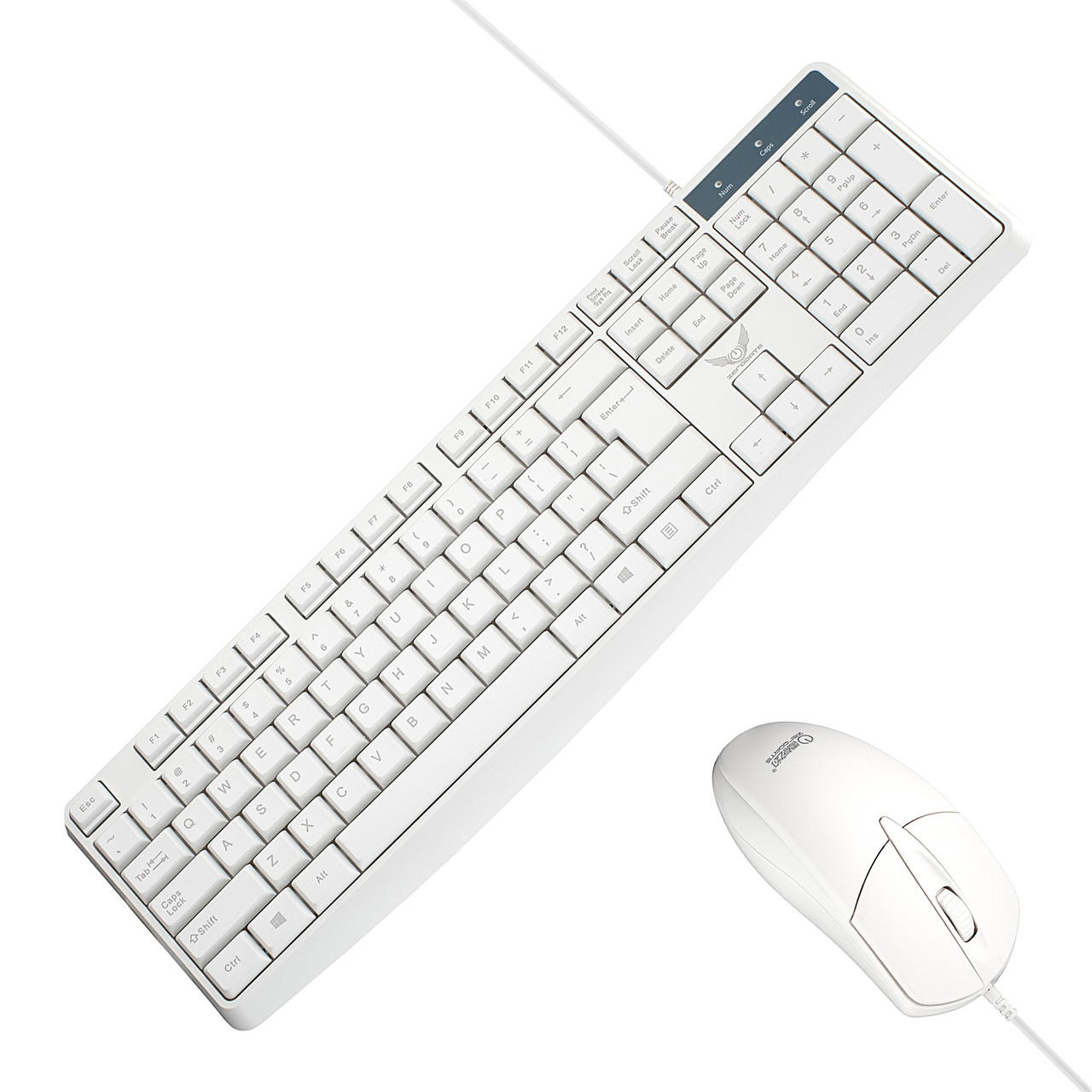 Клавіатура та миша Zerodate LD825 (ENG) White