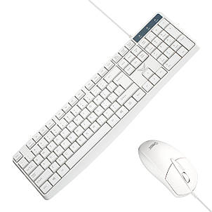 Клавіатура та миша Zerodate LD825 (ENG) White, фото 1