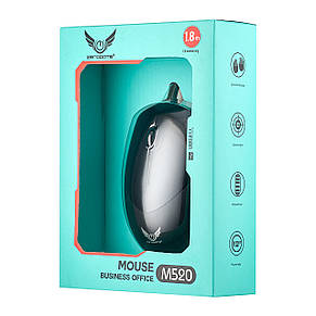 Комп'ютерна миша Zerodate M520 Black, фото 2
