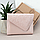 Подарунковий жіночий набір №89: гаманець Sabrina + обкладинка на паспорт + ключниця (рожеві квіти), фото 3