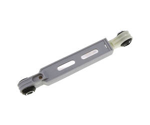 Амортизатор для пральної машини AEG, 100N (відв. 10 мм, L=185 мм), квадратний, білий - 8996453289507 /