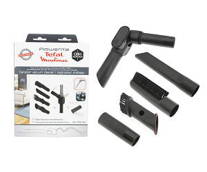 Комплект щіток та перехідників для пилососів Rowenta, Tefal, Moulinex - ZR903401 щітки та перехідники для пилососі