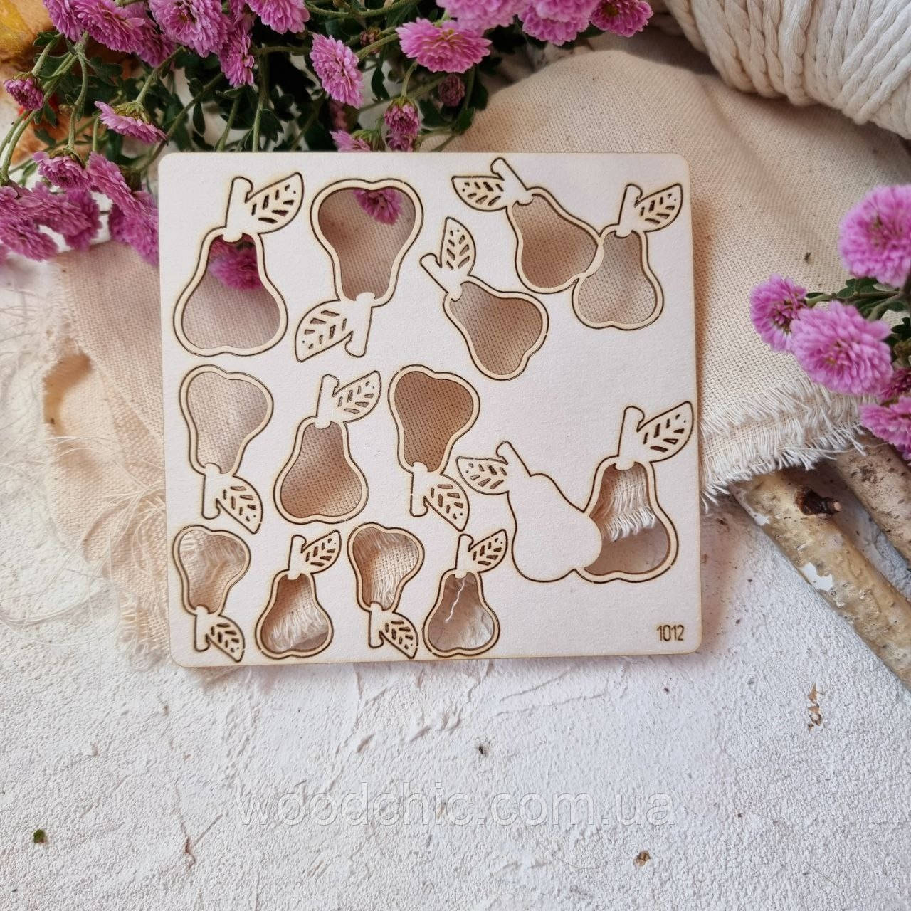 Чіпборд Набір  груші прорізні, фото 1