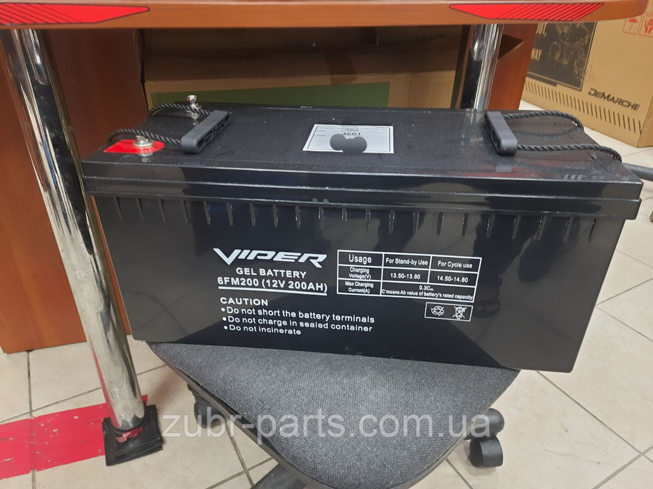 Гелевий АКБ акумулятор Viper 12V 200Aч: продаж, ціна у Одесі. Тягові ...