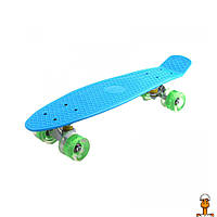 Скейт "пенні борд", pu колеса зі світлом, 56 см, дитяча іграшка, віком від 6 років, Bambi SC20421