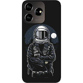 Чохол силіконовий Case для ZTE Blade V50 Design 4G з картинкою Космонавт і місяць