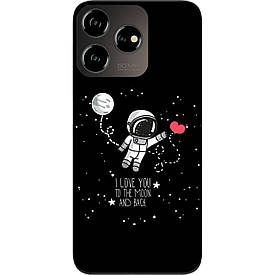 Чохол силіконовий Case для ZTE Blade V50 Design 4G з картинкою Любов до місяця