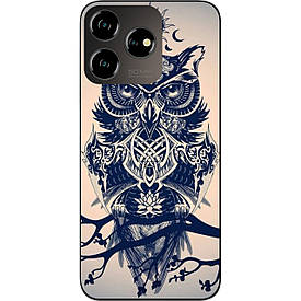 Бампер силіконовий Case для ZTE Blade V50 Design 4G з малюнком Філін