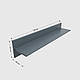 Навісна полиця ПЛН-1 для книг сіра 100 см Лайт, фото 2