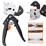Професійний привівальний секатор Grafting Tool з 3 ножами для обрізання та щеплення дерев, фото 3