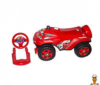 Детская машинка толокар "автошка", со спинкой, игрушка, от 3 лет, DOLONI TOYS 0141/05