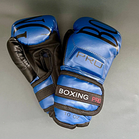 Перчатки боксерские 12 унций для бокса и единоборств синий PU 12 OZ GDS TRA