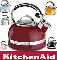 Чайник KitchenAid KTEN20SB на плиту, 1,9литра со свистком разные цвета