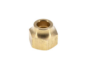 Гайка латунная 3/8 для крепления трубопроводов