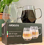 Набір чашок 300мл 2шт ARDESTO Graphite,  AR2630GR, фото 3