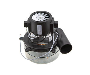 Двигун Ametek 6110930178 / SBDST10302, 1000W, двостадійний, з патрубком, для миючого порохотяга.