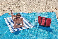 Пляжная подстилка анти-песок Sand Free Mat (200x200) | пляжный коврик | коврик для пикника | коврик для моря!,