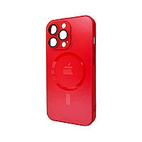 Чохол для смартфона AG Glass Matt Frame Color MagSafe Logo for Apple iPhone 13 Pro Cola Red inc mob ile