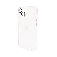 Чохол для смартфона AG Glass Matt Frame Color Logo for Apple iPhone 13 Pearly White inc mob ile