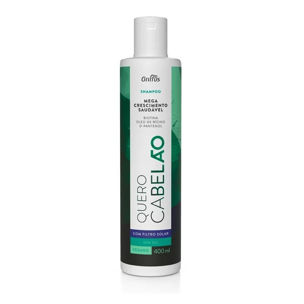 Шампунь для стимуляції росту волосся Griffus Shampoo Quero Cabelao 400 ml