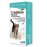 Кределіо від бліх та кліщів упаковка №3 таблетки для котів 2 - 8 кг  Elanco