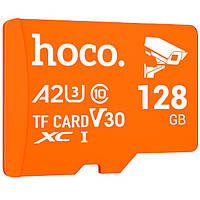 Карта памяти HOCO MicroSDXC 128gb Class 10 (A2/3, TFcard, V30, XC1) універсальний носій інформації внутрішня