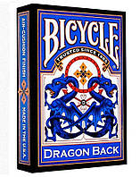 Карты Покерные карты Bicycle Dragon Back (Синие) / Playing Cards Bicycle Dragon Back (Blue)