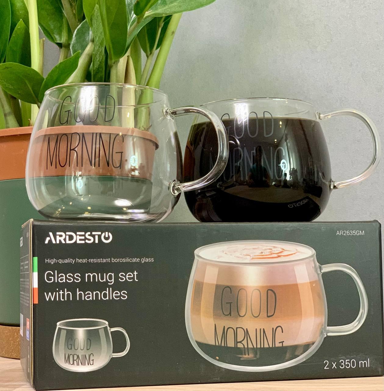 Набір чашок  ARDESTO Good Morning, 350 мл AR2635GM