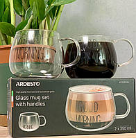 Набір чашок  ARDESTO Good Morning, 350 мл AR2635GM