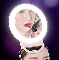 Селфі лампа LED кільце для телефону Selfie Ring Light Кільцева селфі-лампа з дзеркалом для телефону та планшета ТОП!