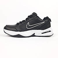 Модные кроссовки Nike Air Monarch чорні з білим|Кроссовки на весну/осень