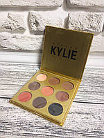 Тени для век Kylie (Кайли) Jenner Kyshadow (золото) 9 цветов, Топовый